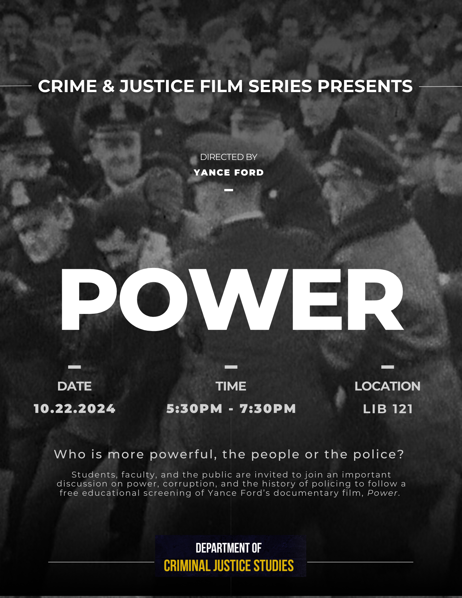 C&J Film Series Flyer for Power