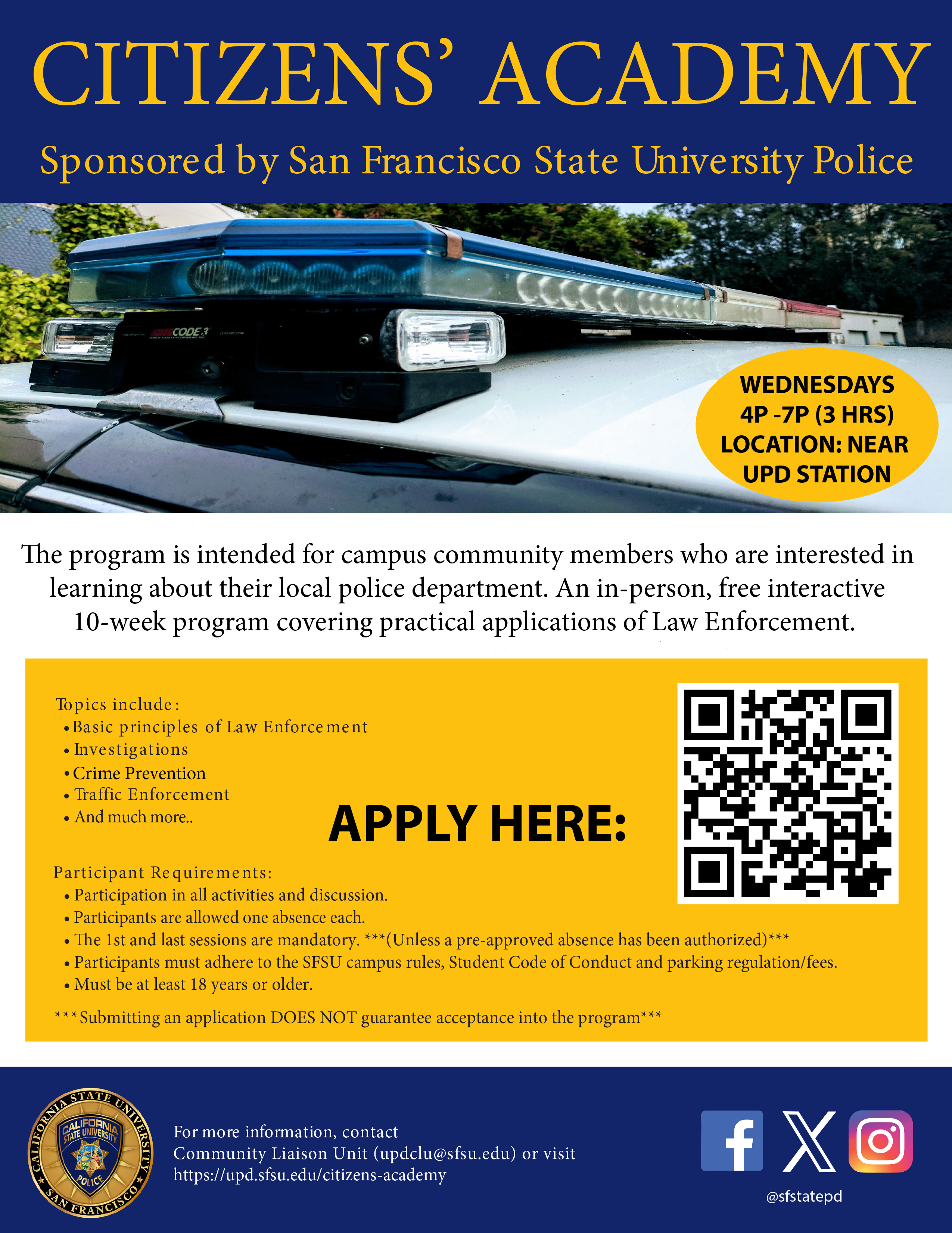 Citizens Academy flyer II